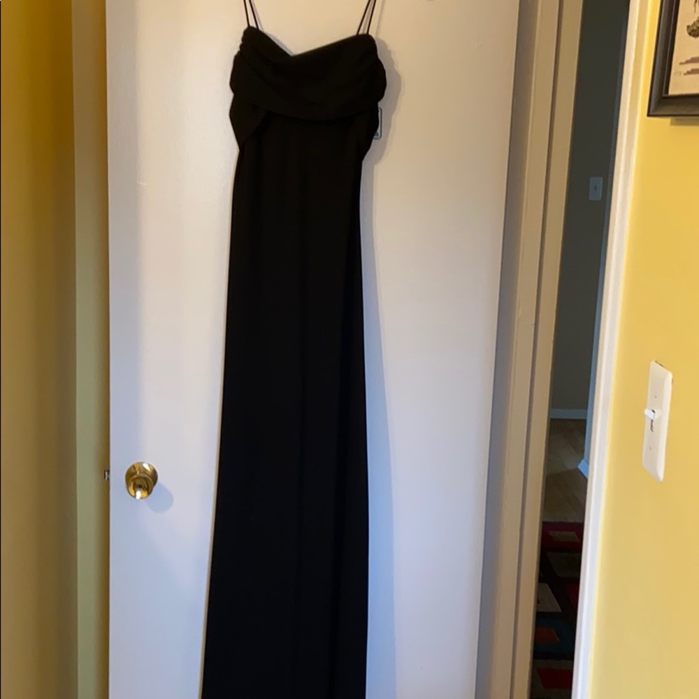 Black evening gown